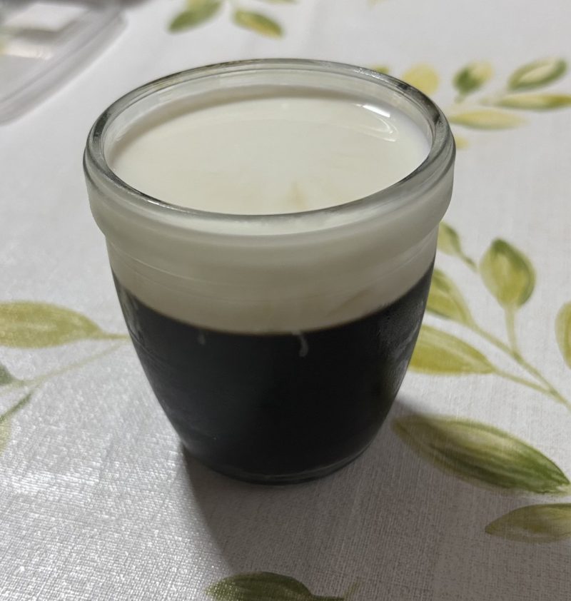 牛乳を入れて食べる場合